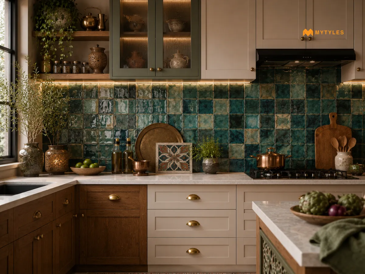 Use Zellige-Inspired Glaze Tiles